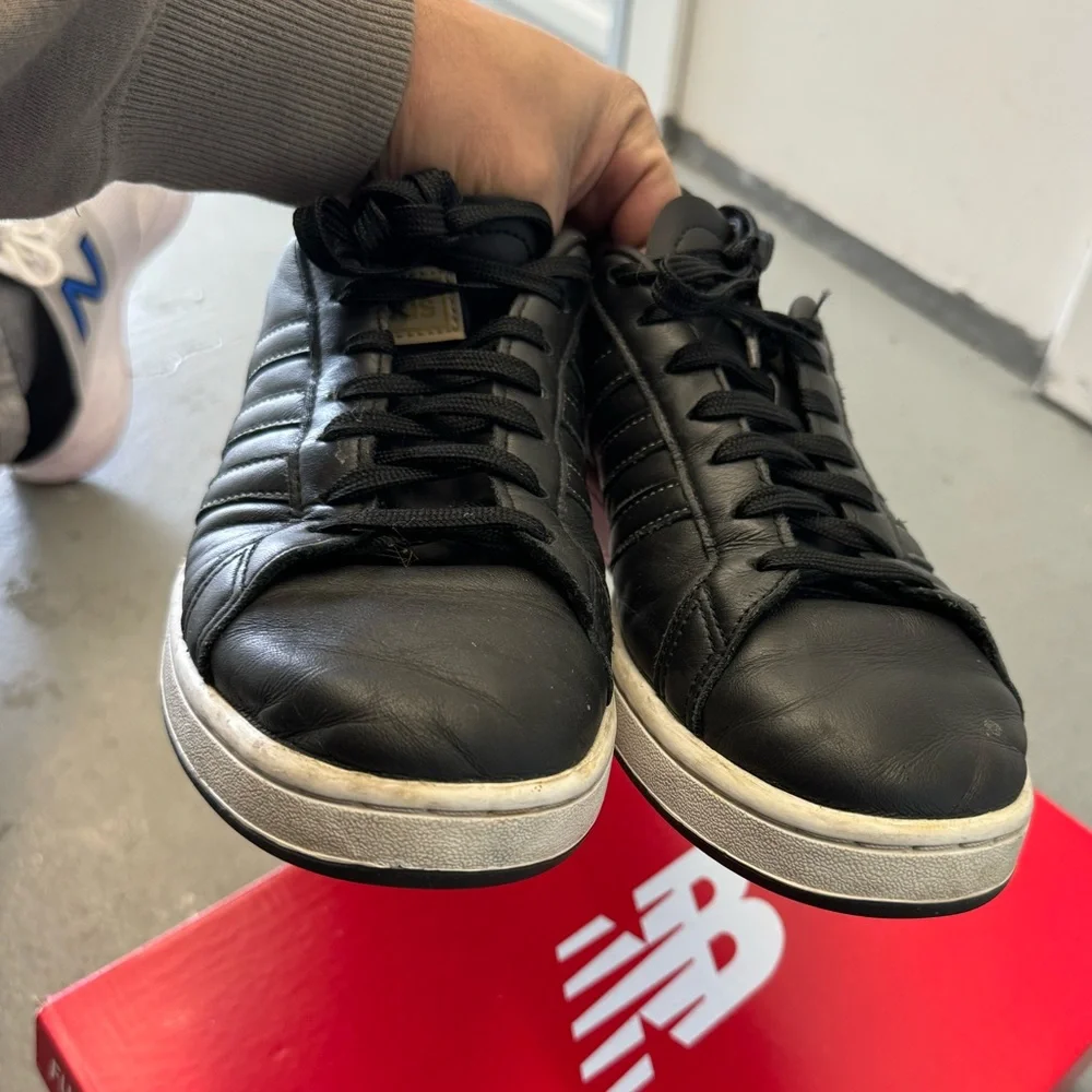 Black adidas mens Grand Court Sneaker - Picture 5 of 12